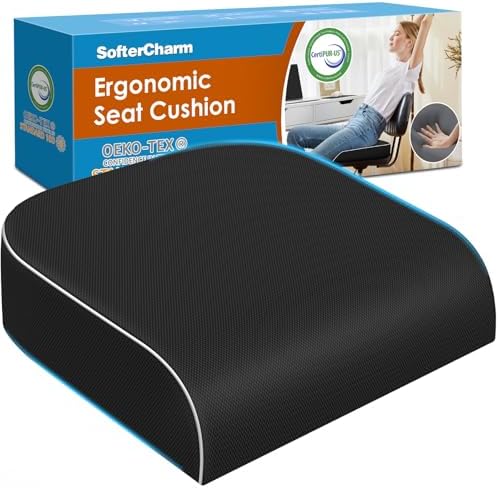 Seat Cushion, Memory Foam Office Chair Cushion by Unknown