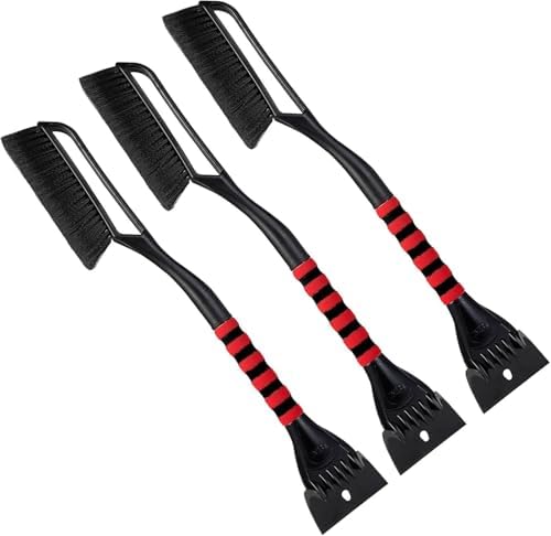 FOVAL 27" Ice Scraper Snow Brush, Wider Snow Scraper Snow Removal Car Brush by FOVAL