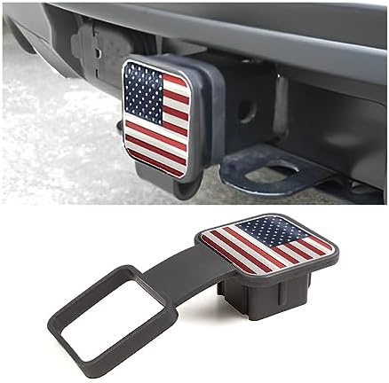 Osilly 2 Inch TPU American Flag Trailer Hitch Cover by Osilly