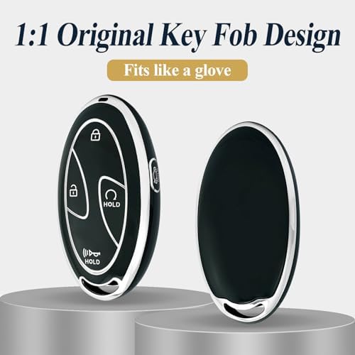 5 Buttons Compatible with Hyundai Key Fob Cover Accessories, Fits - Image 4