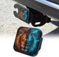 2 Inch Lion Face Trailer Hitch Cover Rubber Receiver Tube Plug Cap, Tow Hitch by Unknown