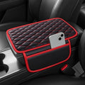 Leather Waterproof Car Armrest Console Pad by AuraSettle