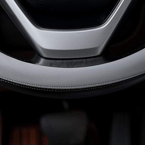 Valleycomfy Microfiber Leather Steering Wheel Cover Large-Size - Image 5