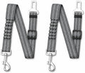 Dog Travel Tether 2Pcs, Adjustable Pet Travel Connector Strap by Ortarco