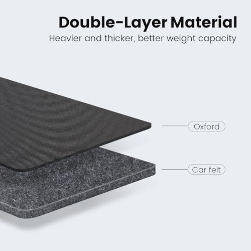 Viaviat Car Seat Protector Large Kick Mat 2 Pack Durable Water Resistant Auto - Image 6