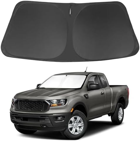 Windshield Sun Shade for 2019-2025 2026 Ford Ranger Accessories by LHFLIVE