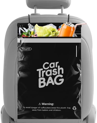 150 Bags Hanging Car Trash Bags Disposable, 2 Gallon Car Garbage Bags.Black by Unknown
