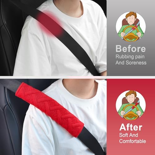 JUSTTOP 2-Pack Universal Car Seat Belt Pads Cover - Image 6