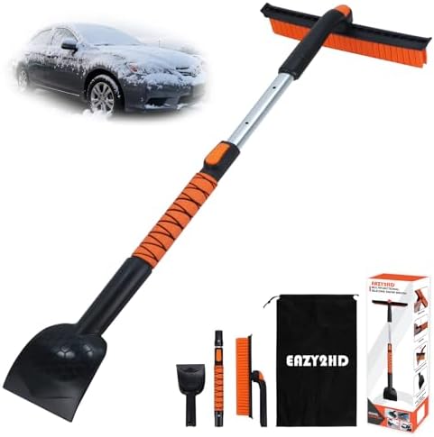 Eazy2hD 3 in 1 Silicone Snow Brush by EAZY2HD