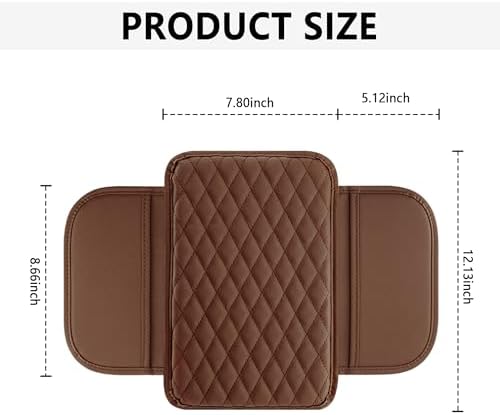 Stacool Upgraded Car Center Console Cover, Microfiber Leather Car Armrest Cover - Image 2
