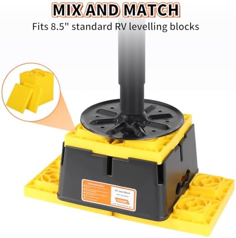 OULEME Trailer Jack Block, 000 lbs Leveling Block - Image 2