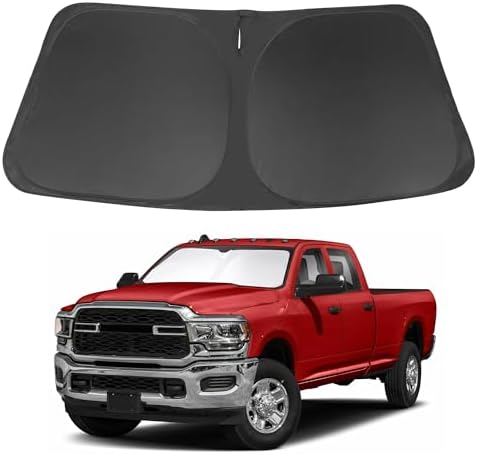 Windshield Sun Shade for 2010-2025 2026 Dodge RAM 2500 3500 by LHFLIVE