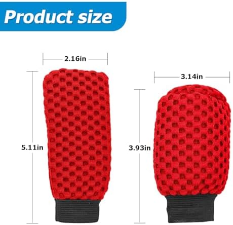 AUCELI 2 Pack Car Gear Shift Knob Cover & Handbrake Cover, Automotive Anti-Slip - Image 2