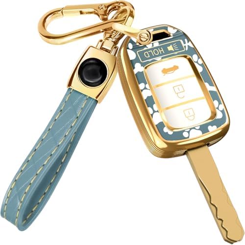 Lucrum Compatible with Honda Key Fob Cover & Keychain by Lucrum