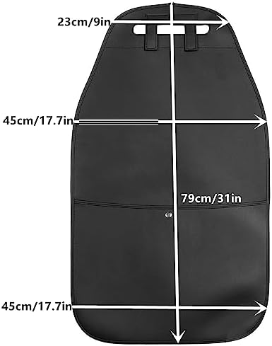 HCMAX 2 Pack Kick Mat Car Seat Back Protector Waterproof Easy to Clean - Image 5