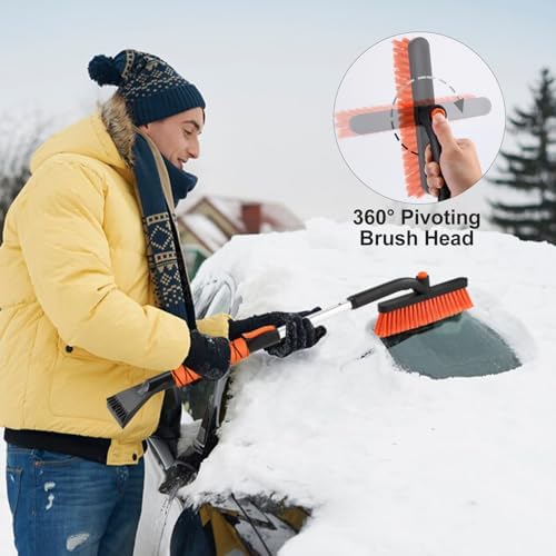 Odoland 33" Extendable Snow Brush - Image 5