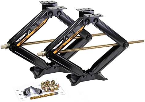 LIBRA 24" 6K lbs RV Trailer Camper Stabilizer Leveling Scissor Jacks set2 by LIBRA