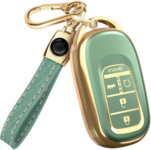 Lucrum Compatible with Honda Key Fob Cover & Keychain by Lucrum