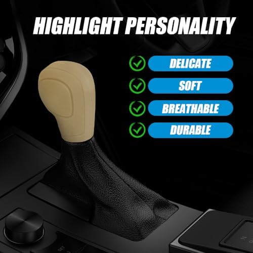 Car Gear Shift Knob Cover, Gear Shift Knob Cover Car Protect Accessories - Image 4