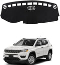 Dashboard Mat Cover for Jeep Compass 2017-2021 Nonslip Center Console Sunshield by BOLTRY