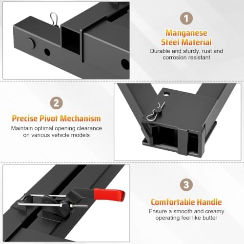 Swing Away Hitch Cargo Carrier, Swing Away Hitch Adapter - Image 6