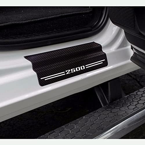 Car Accessories Carbon Fiber Door Sill Scuff Plate Auto Door Entry Guard - Image 2