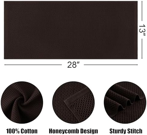 Kitinjoy Cotton Waffle 12-Pack Kitchen Towels - Image 2