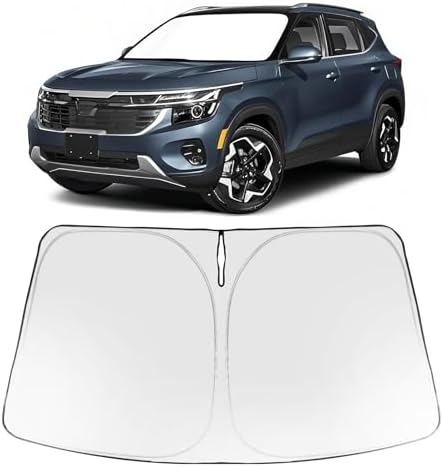 Proadsy Custom Fit 2021-2026 Kia Seltos Windshield Sun Shade, Blocks Heat by Proadsy