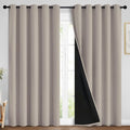 Yakamok Natural Blackout Curtains 84 Inches Long by Yakamok