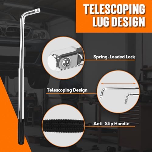 TONDA Telescoping Lug Wrench and 4 Way Lug Wrench - Image 5