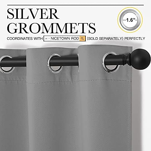 NICETOWN Thermal Insulated Grommet Blackout Curtains, Kids Window Drape Panel - Image 3