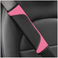 Osilly 2PCS Carbon Fiber Leather Seat Belt Shoulder Pads by Osilly