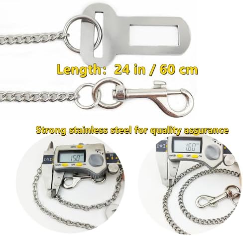 Stainless Steel No chew Dog Car Seat Belt, Stainless Steel Dog Car Seat Belt - Image 6