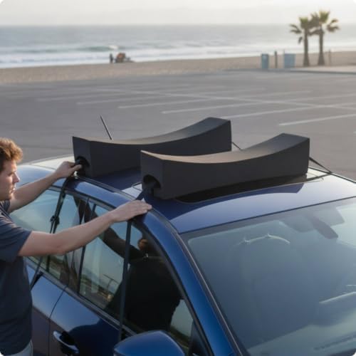 Paddleboard Roof Rack Pads Surfboard Carrier Blocks Foam Pads - Image 2