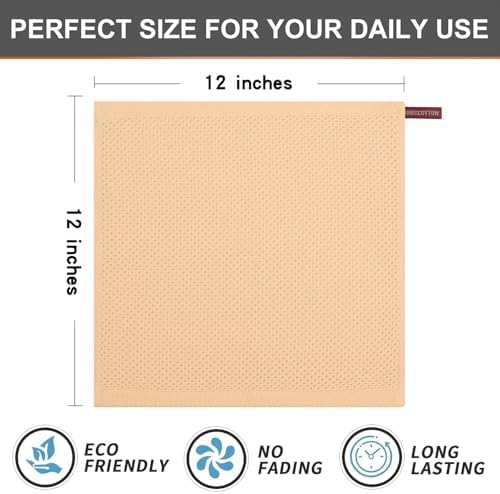 Kitinjoy 100% Cotton Waffle 6-Pack Kitchen Towels - Image 5