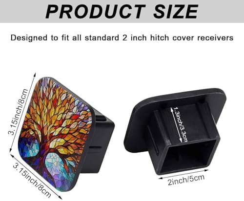 2" Trailer Hitch Cover Rubber Receiver Tube Cap Trailer Hitch Covers - Image 2