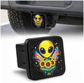 Alien Sunflowers 2" Hitch Cover, Rubber Towing Hitch Covers Hitch Protector by Unknown