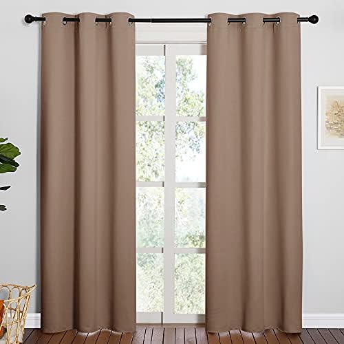 NICETOWN Cappuccino Blackout Curtains by NICETOWN