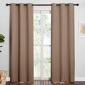 NICETOWN Cappuccino Blackout Curtains by NICETOWN