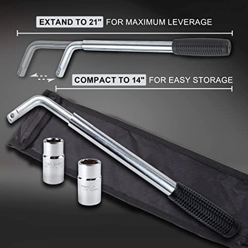 CARTMAN Telescoping Lug Wrench, Wheel Wrench - Image 5