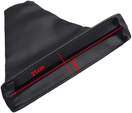 Leather Handbrake Boot Cover for Toyota Corolla 2007-2013 | Black E-Brake - Image 3