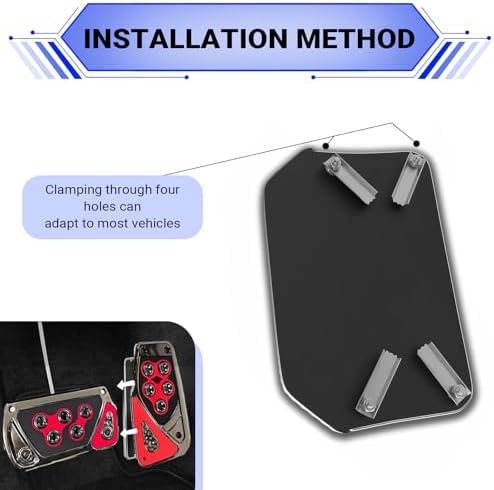 2 PCS Car Pedal Covers, Automotive Accelerator Brake Pedals Cover, Anti-slip No - Image 4
