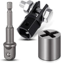 3 Pcs Scissor Jack Adapters Tool Heavy-Duty Universal Jack Socket Adapter by Otoolling