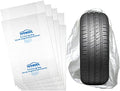 WHEEL CONNECT Tire Storage Bags. Made of Polyethylene LDPE Plastic, Large by WHEELCONNECT