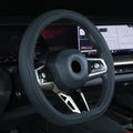 Mayco Bell Flat Bottom Size Steering Wheel Cover Anti-Slip, Breathable by MaycoBell