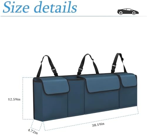 Collapsible 4-Pocket Car Trunk Organizer - Image 2