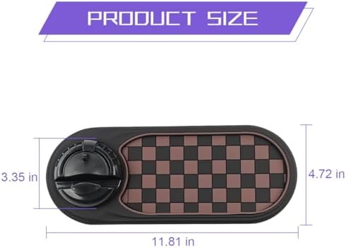 Multifunctional Car Anti-Slip Pad, 3 in 1 Rotatable Non-Slip Vehicle Dashboard - Image 2