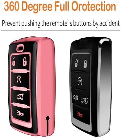 for Jeep Key Fob Cover with Keychain Soft Full Protection Key Shell Compatible - Image 4