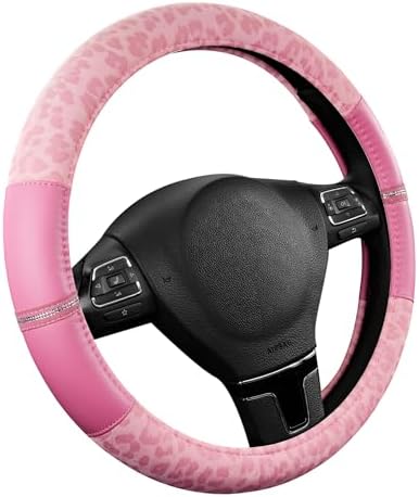 Road Comforts Leopard Steering Wheel Cover - Image 2