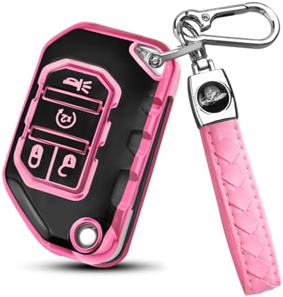 QBUC for Jeep Key Fob Cover by QBUC